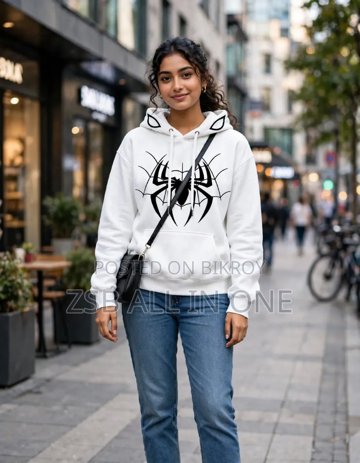 Spiderman Ladies Hoodie