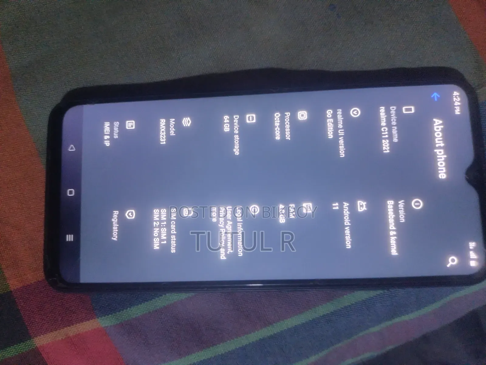 রিয়েলমি সি১১ ২০২১ ৩২ জিবি অরেঞ্জ
