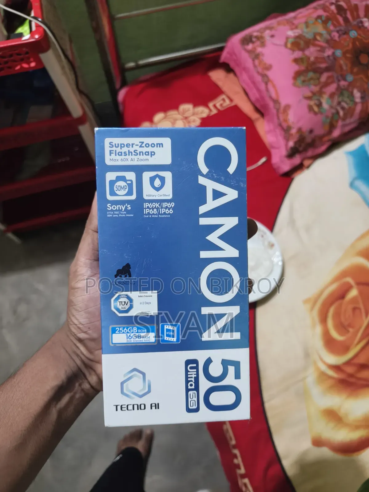 Tecno Camon 50 Ultra 256 GB Black