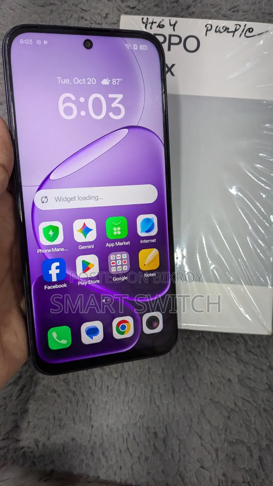 Oppo A6x 64 GB Purple