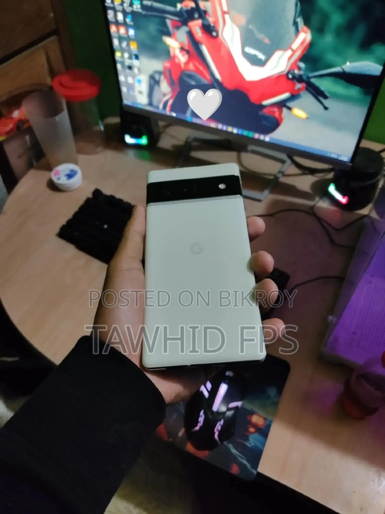 গুগল পিক্সেল ৬ প্রো ১২৮ জিবি হোয়াইট