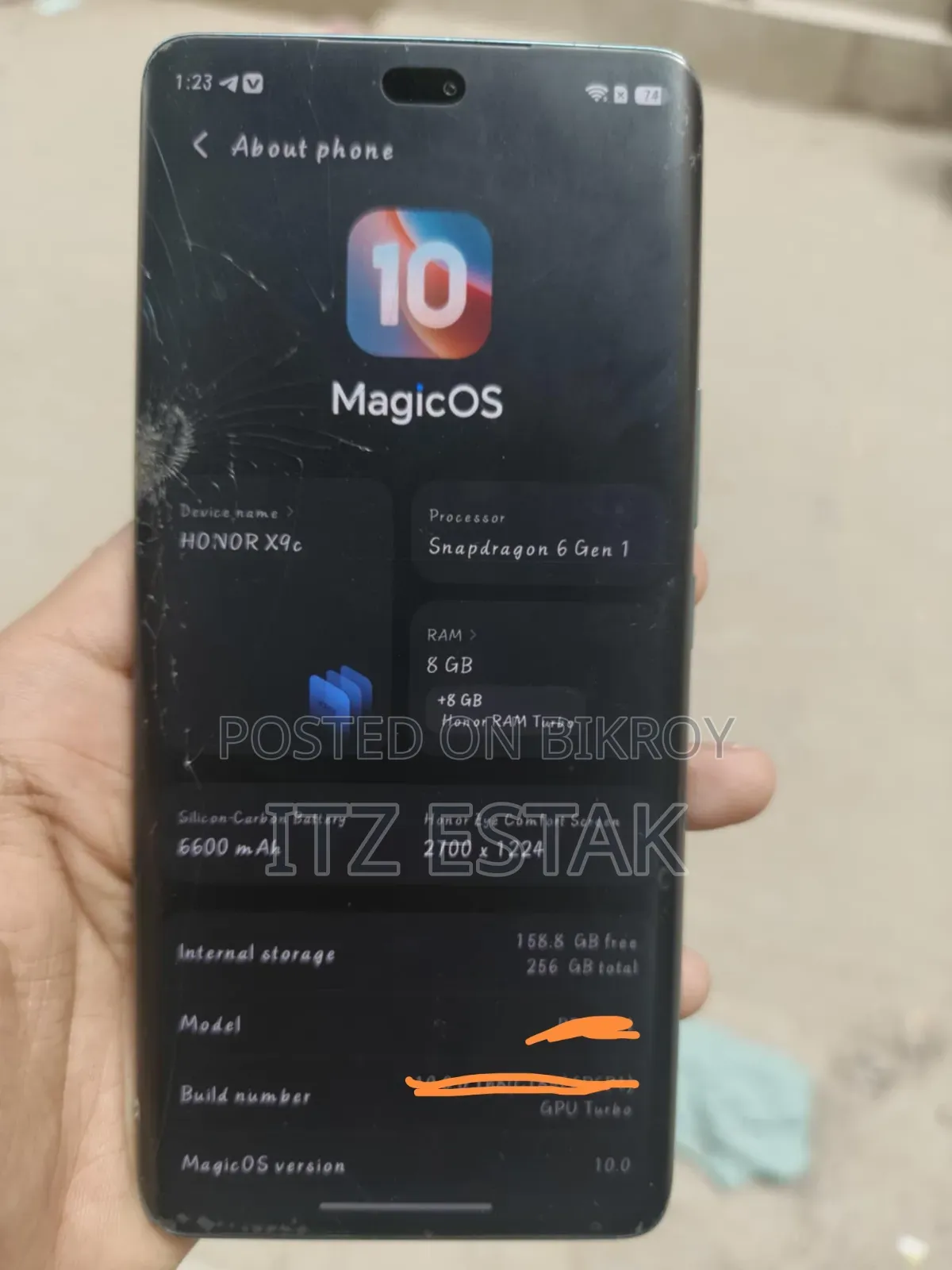 Honor X9c 256 GB Red