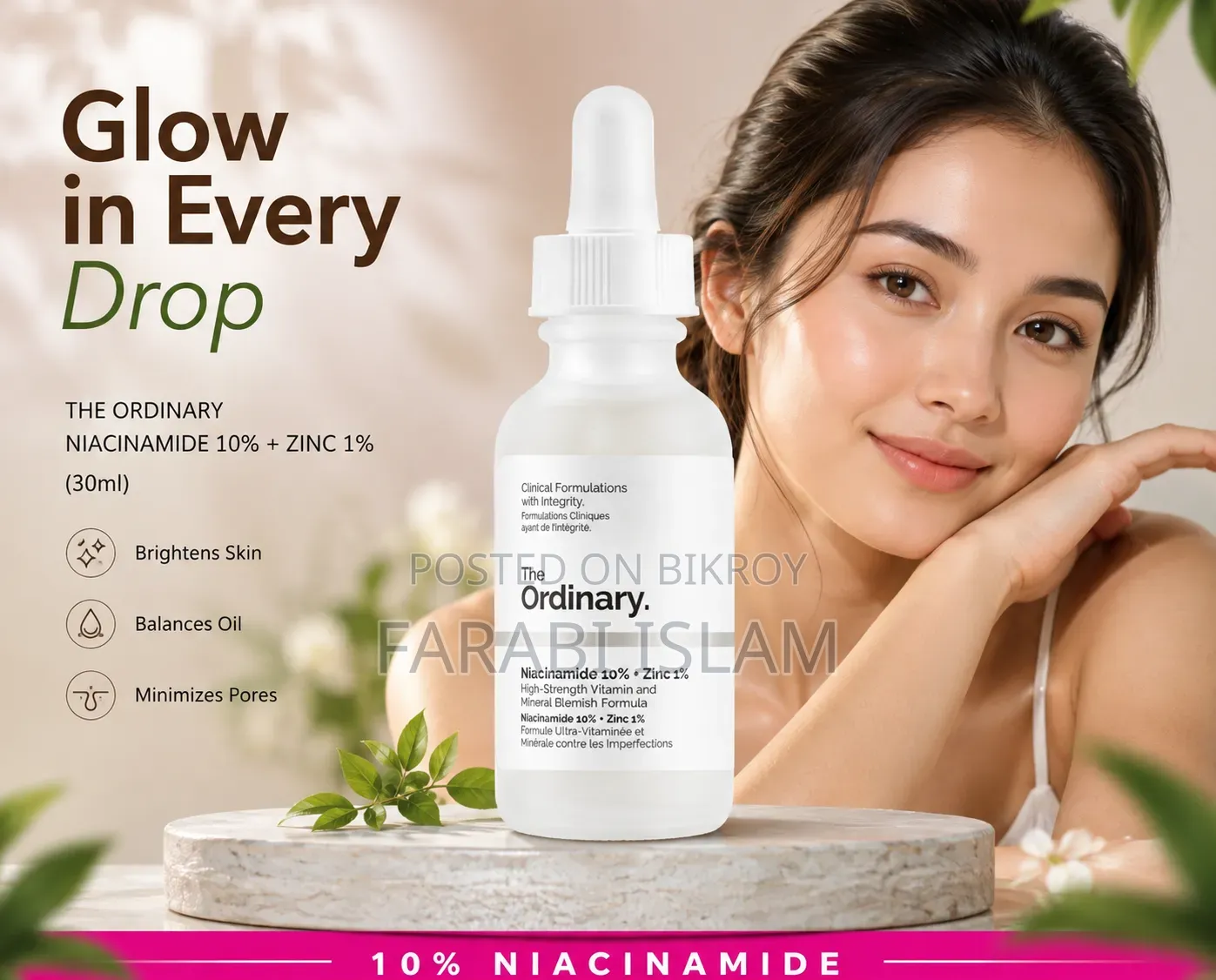 The Ordinary Niacinamide 10% + Zinc 1% Serum