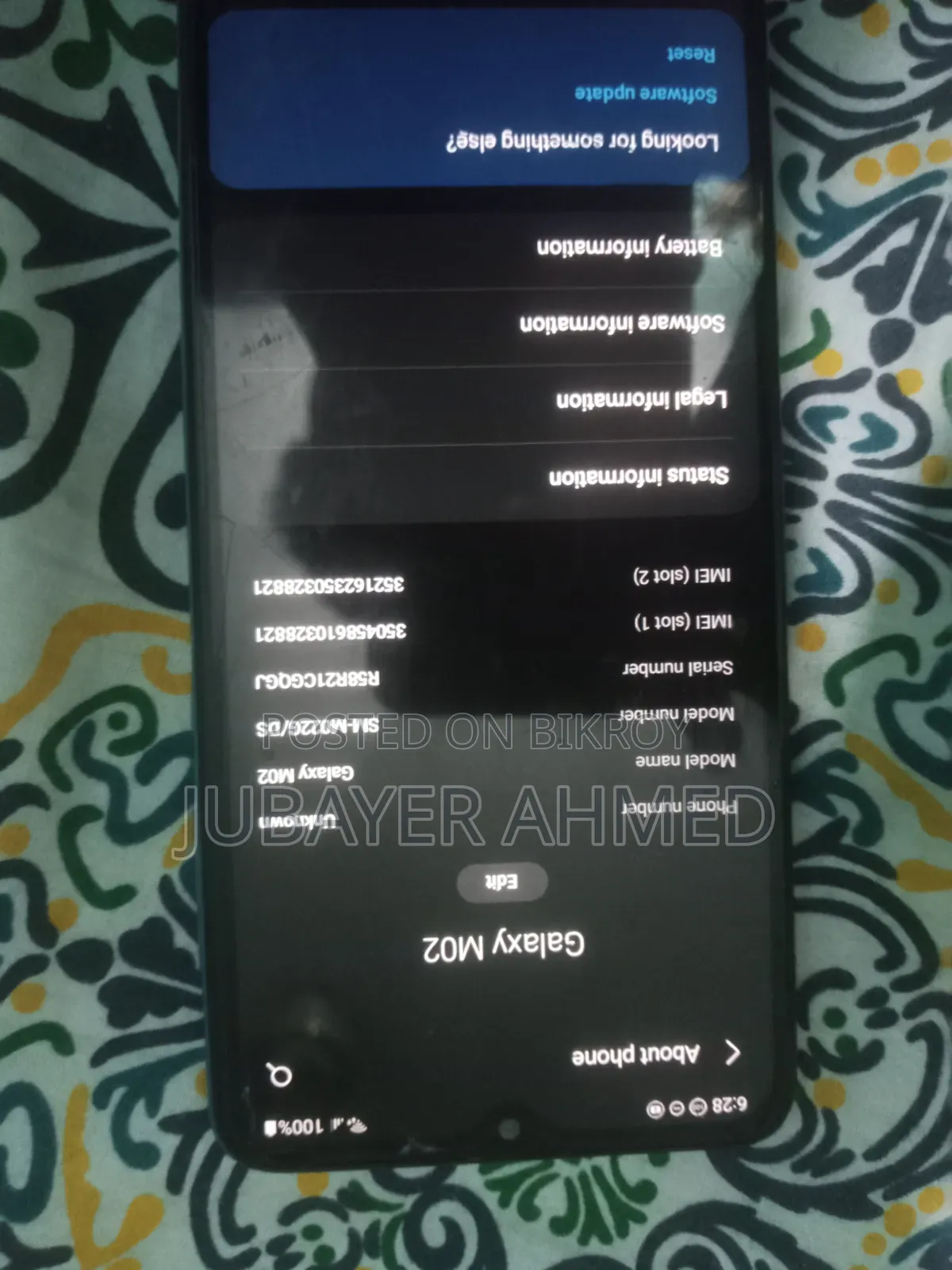 Samsung Galaxy M02 32 GB Blue