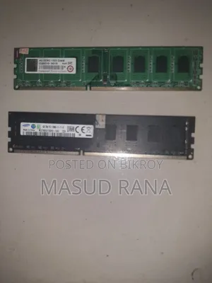২টি Desktop RAM বিক্রি হবে – Samsung 4GB + Transcend 4GB DDR3