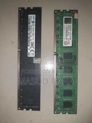 ২টি Desktop RAM বিক্রি হবে – Samsung 4GB + Transcend 4GB DDR3