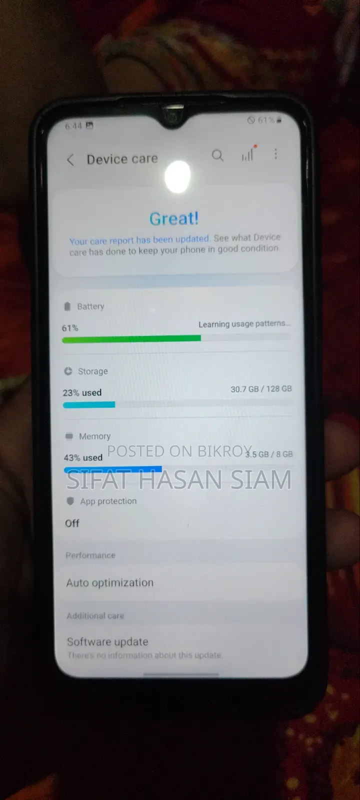 স্যামসাং গ্যালাক্সি এ২২ ৫জি ১২৮ জিবি কালো