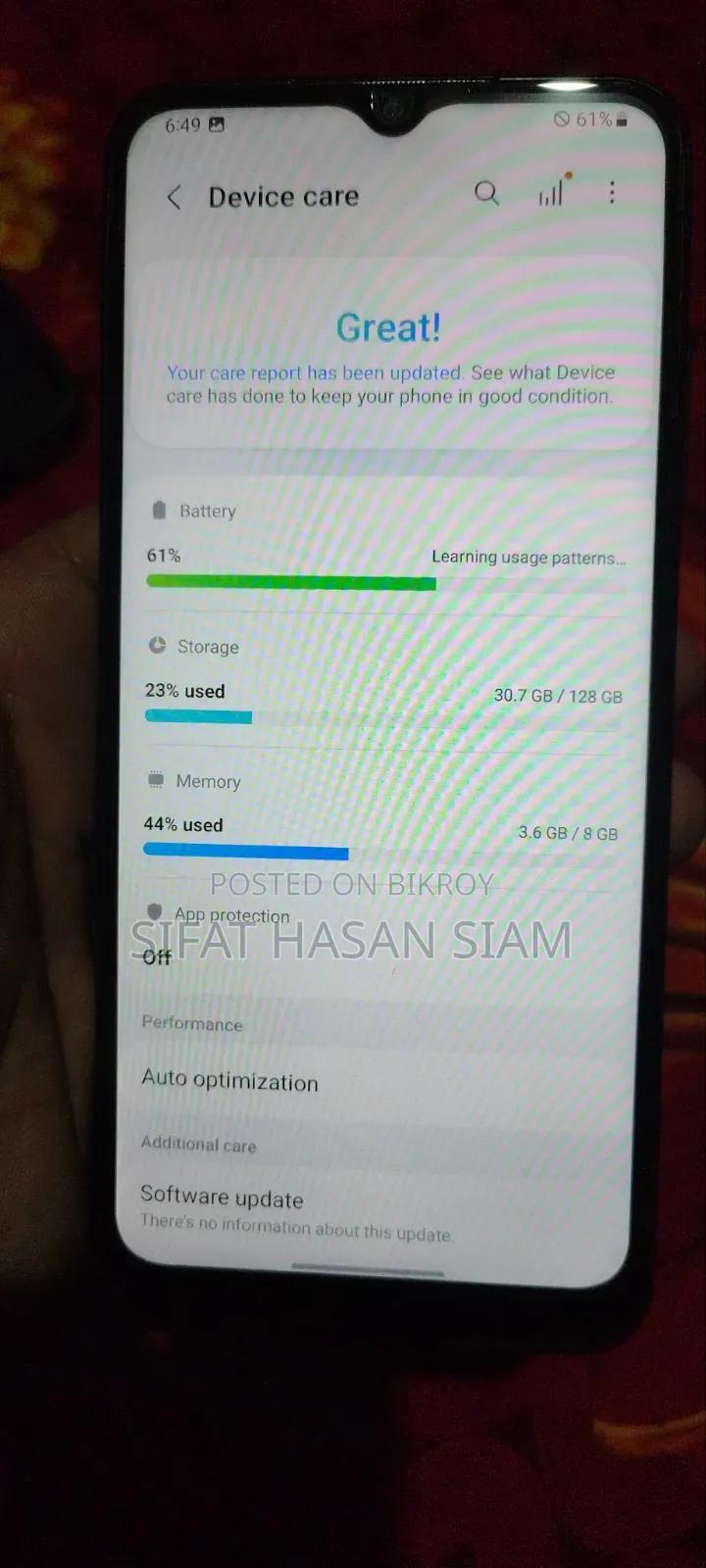 স্যামসাং গ্যালাক্সি এ২২ ৫জি ১২৮ জিবি ব্ল্যাক