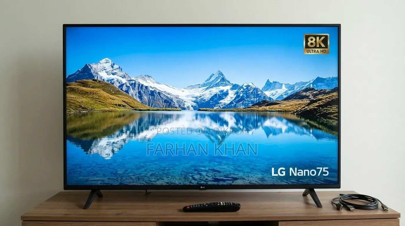 LG 50 Inch NanoCell 4K Smart TV (NANO75) - Fresh Condition