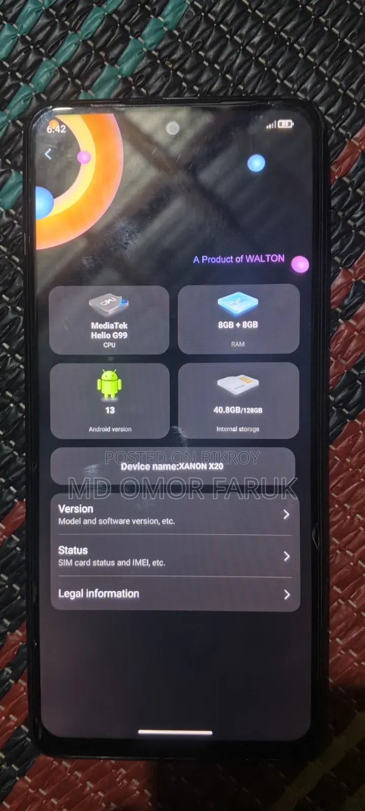 Walton 128 GB Black