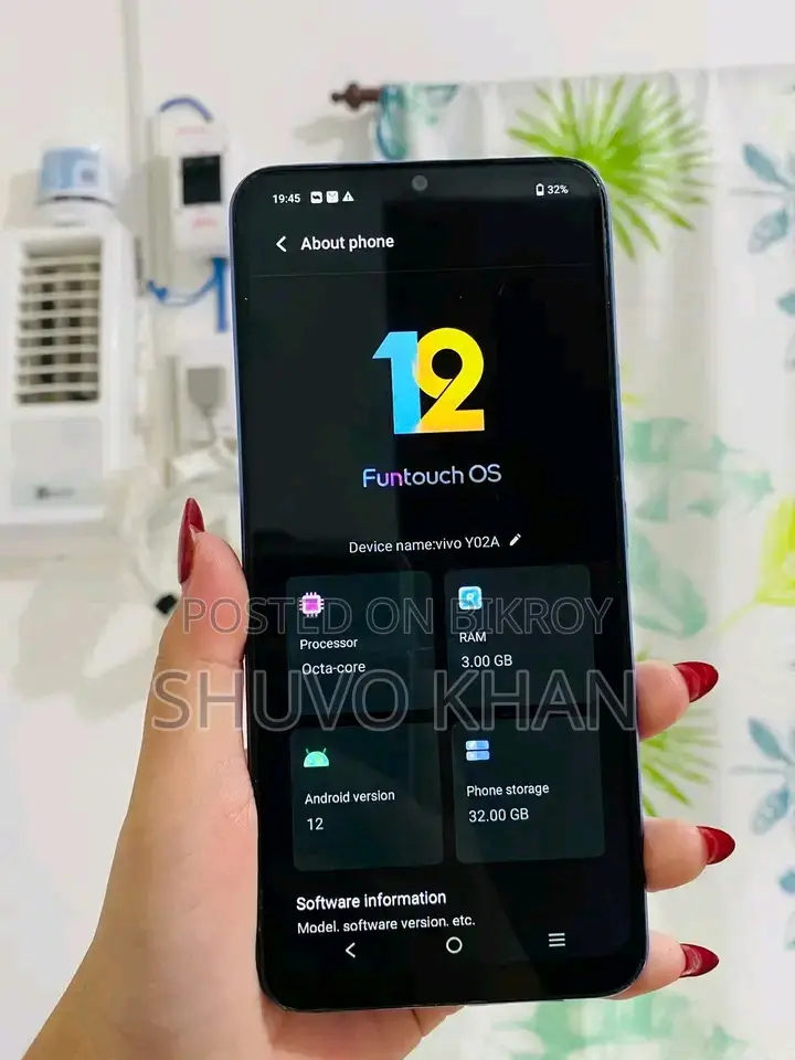 Vivo Y02A 32 GB Purple