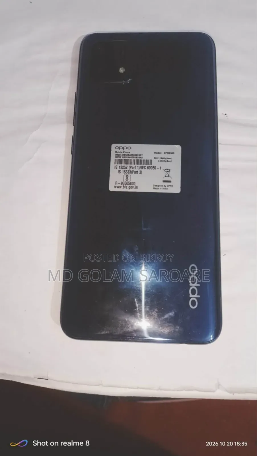 Oppo A16K 32 GB Blue