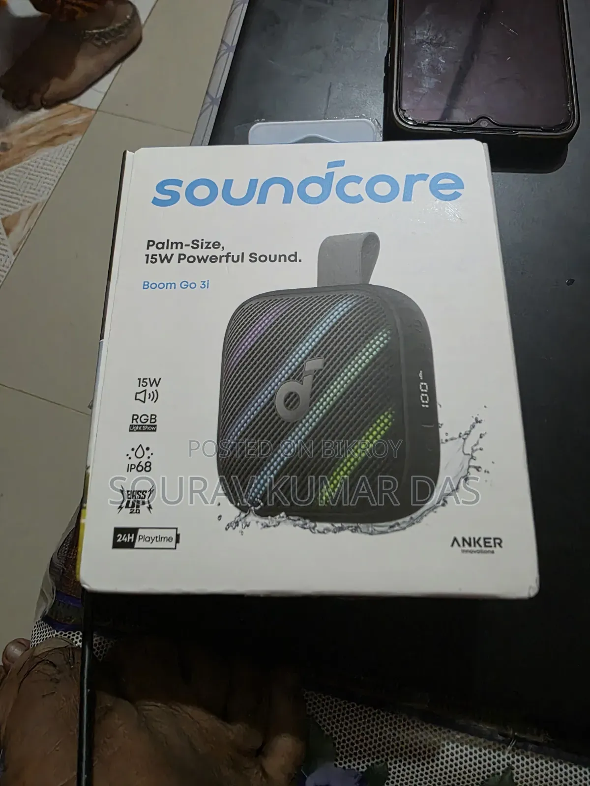 Soundcore Boom Go 3i Portable Speaker