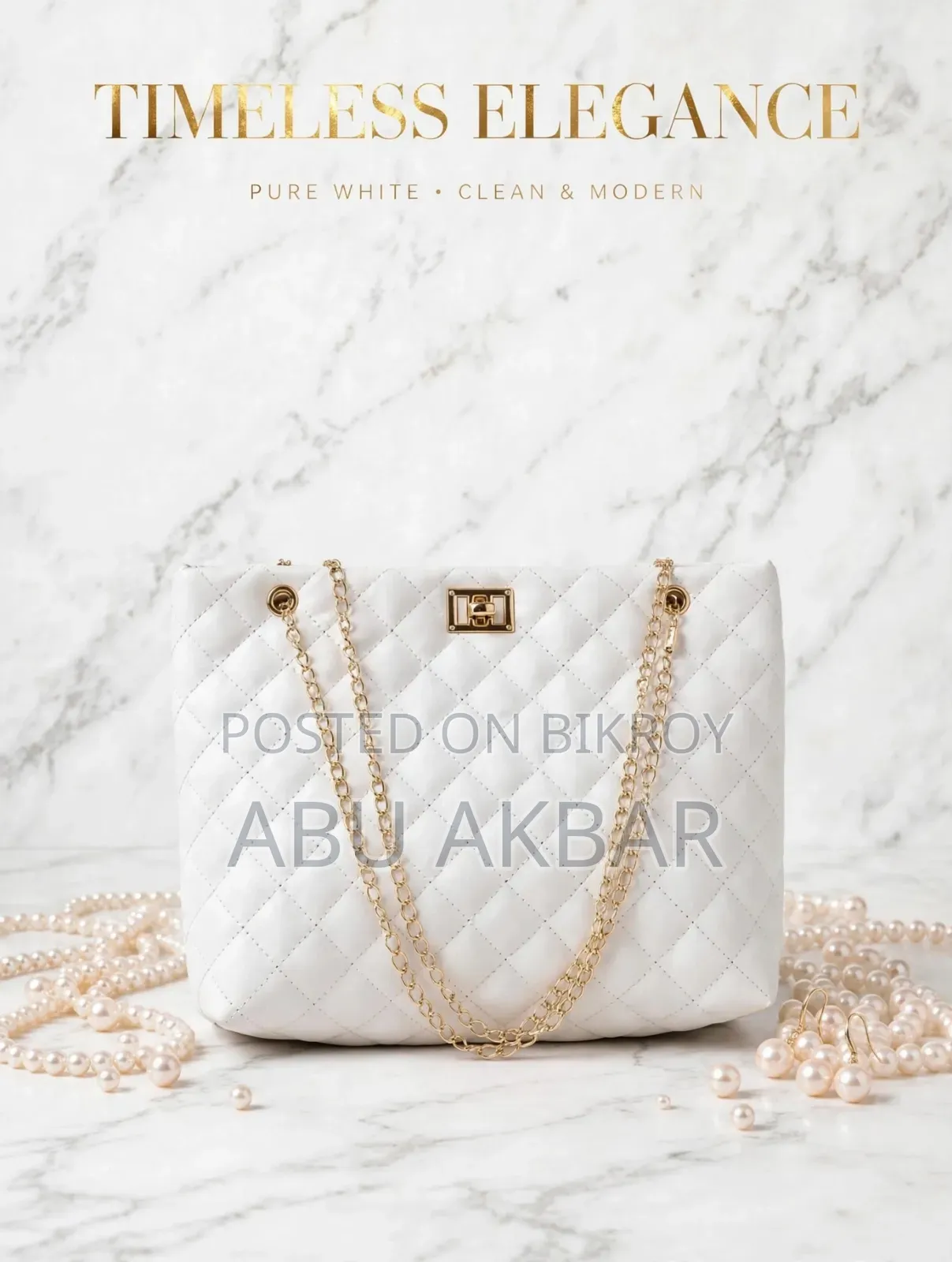 Premium Imported Quilted Bag for Women