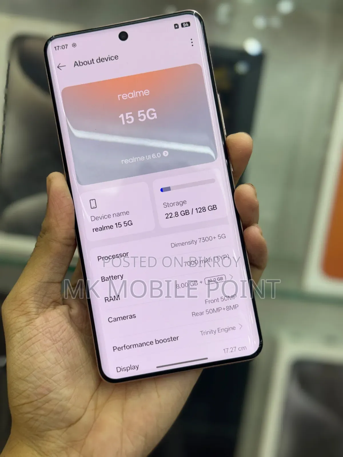 Realme 128 GB Pink