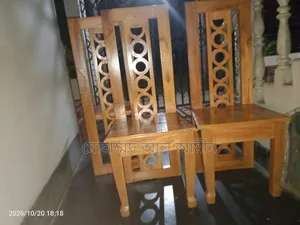 6 pieces of chair made of jackfruit heartwood for sale