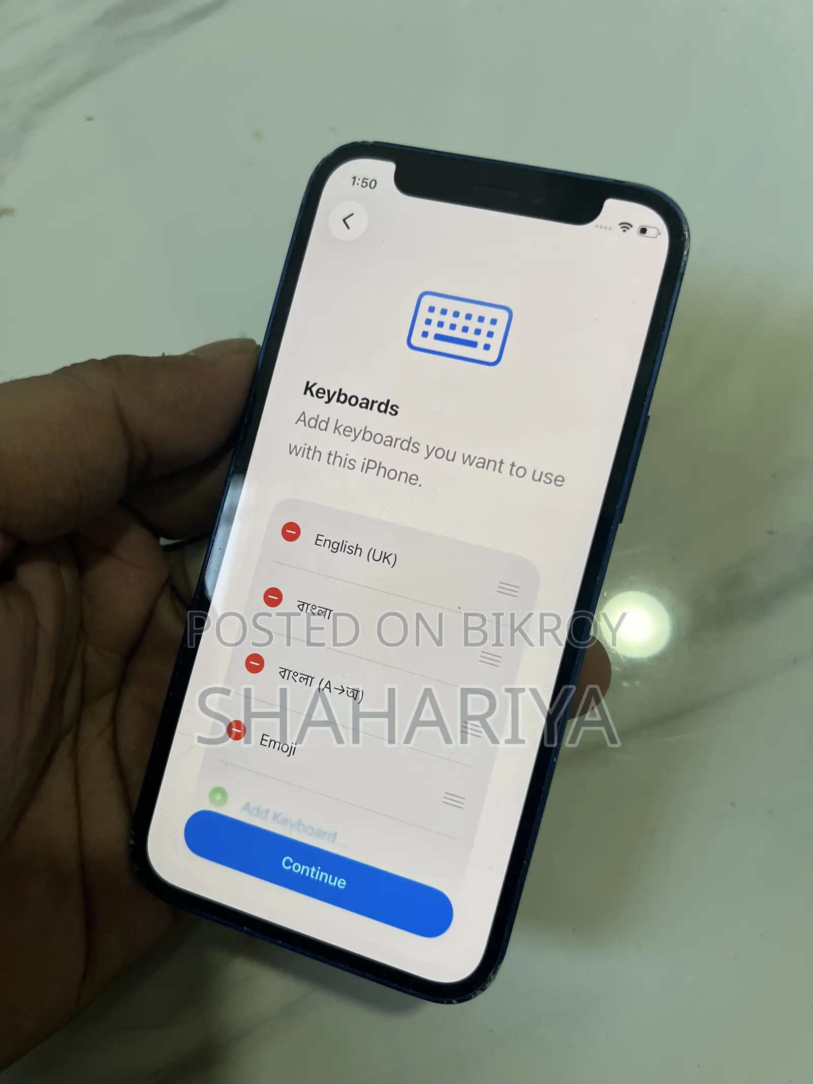 অ্যাপল আইফোন ১২ মিনি ১২৮ জিবি ব্লু