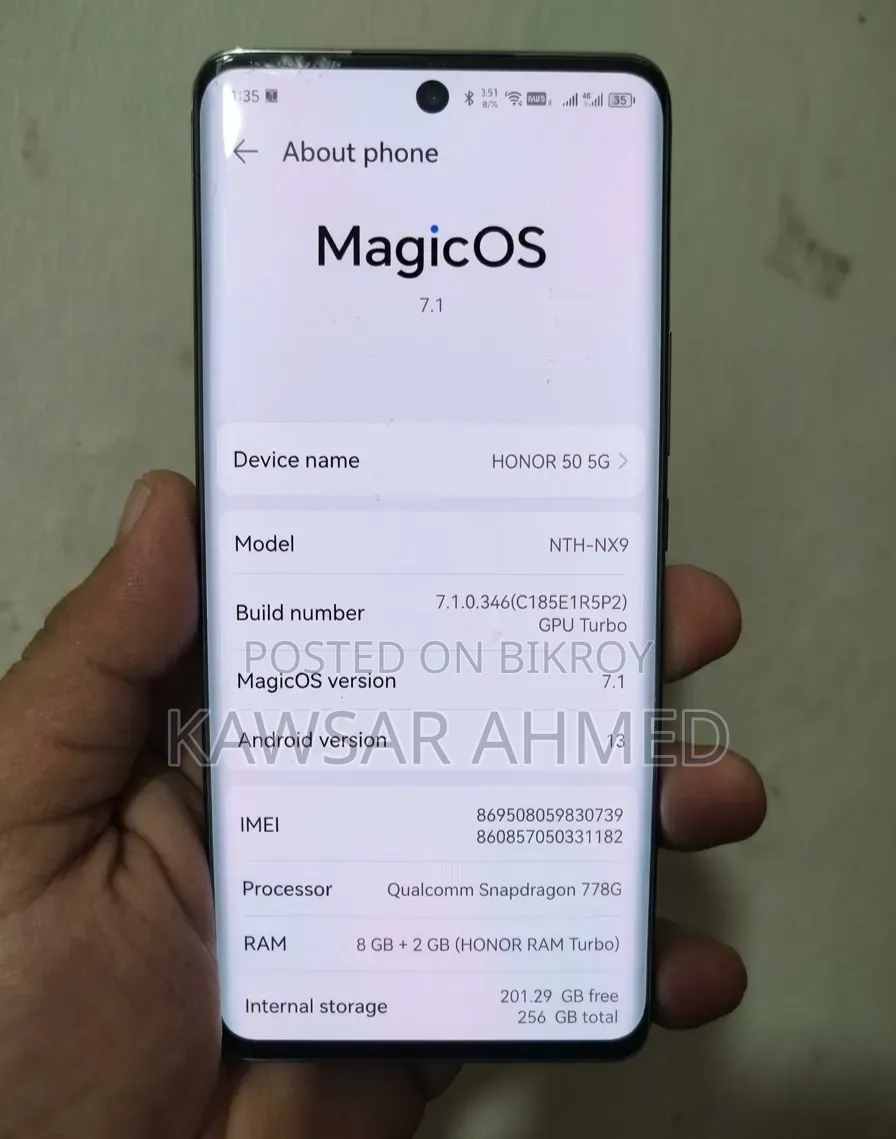 Honor 50 256 GB White