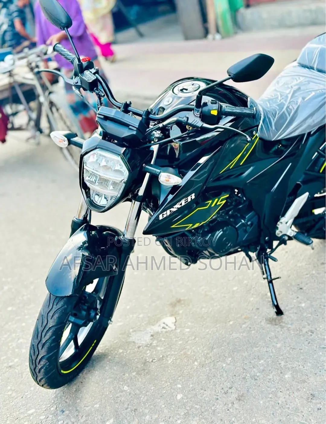 New Suzuki Gixxer 2023 Black