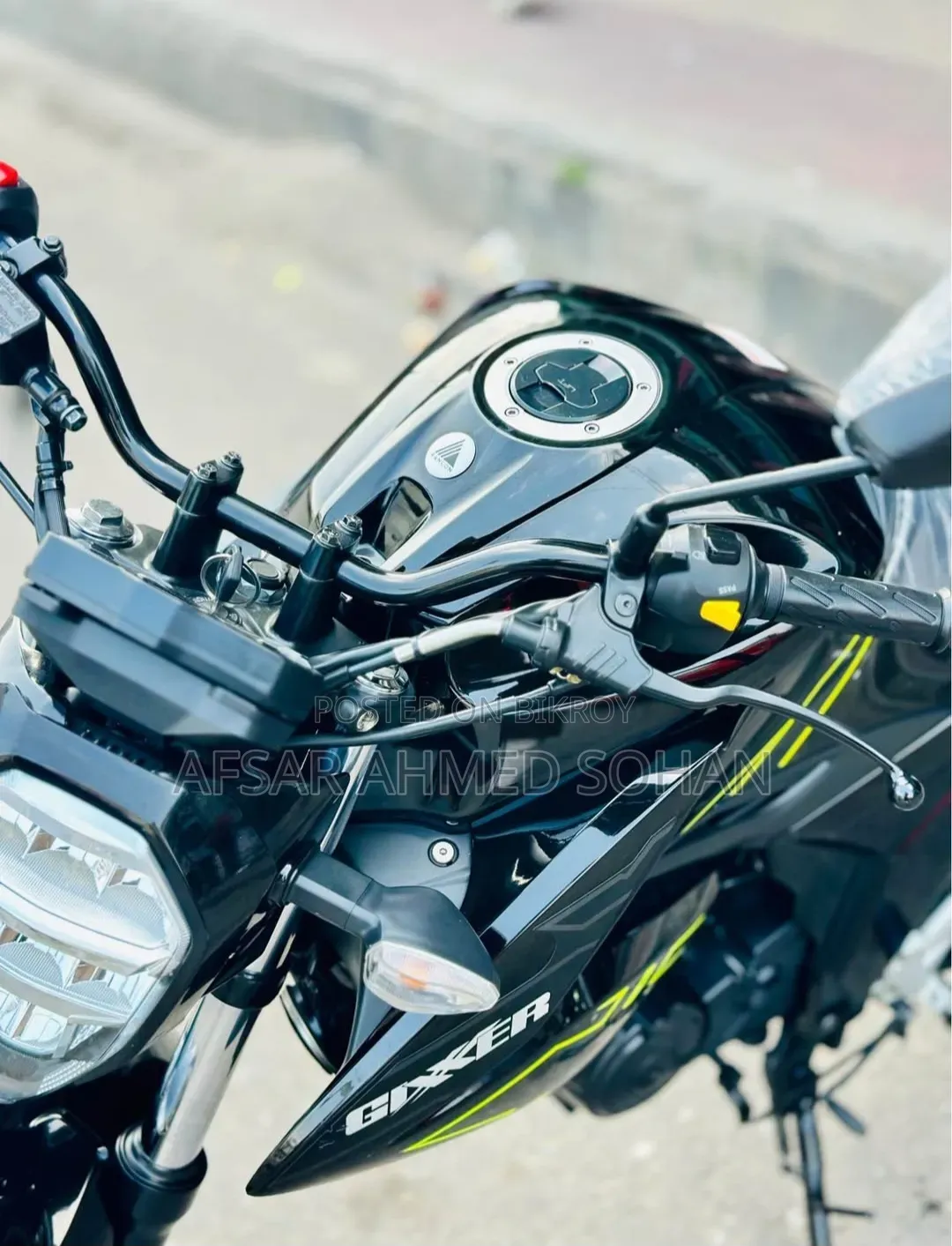 New Suzuki Gixxer 2023 Black