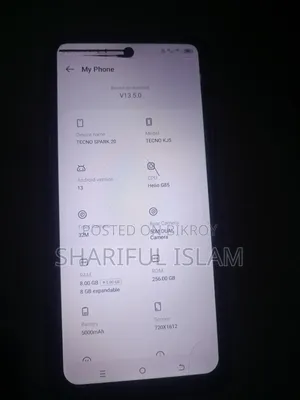 Tecno Spark 20 256 GB Silver