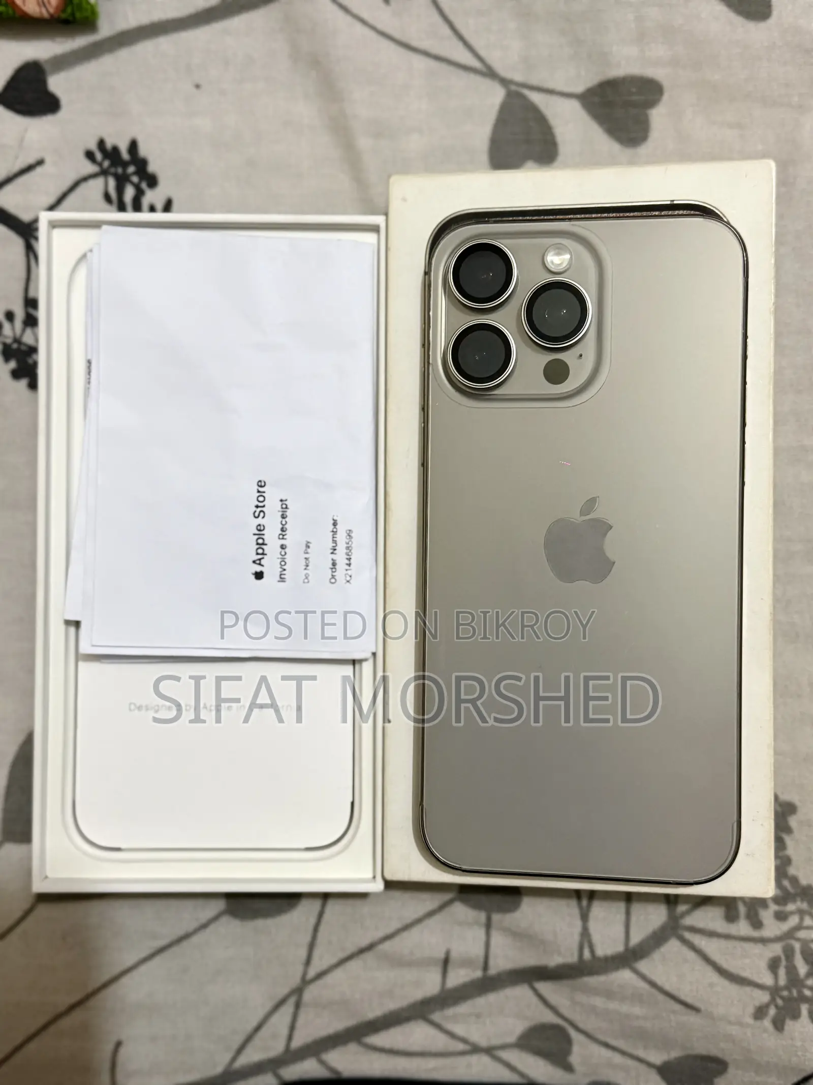 অ্যাপল আইফোন ১৫ প্রো ম্যাক্স ৫১২ জিবি