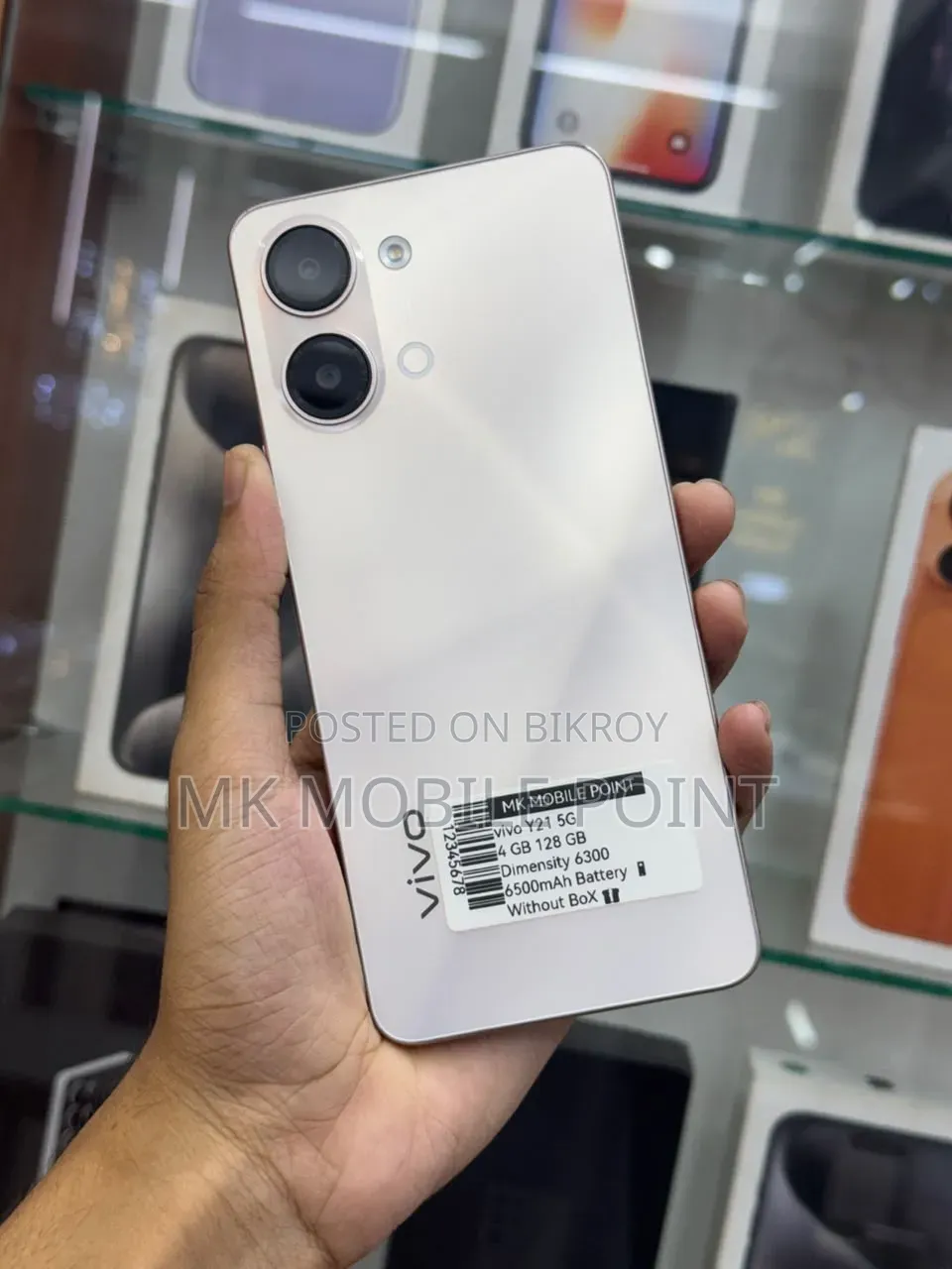 Vivo Y21 128 GB Silver