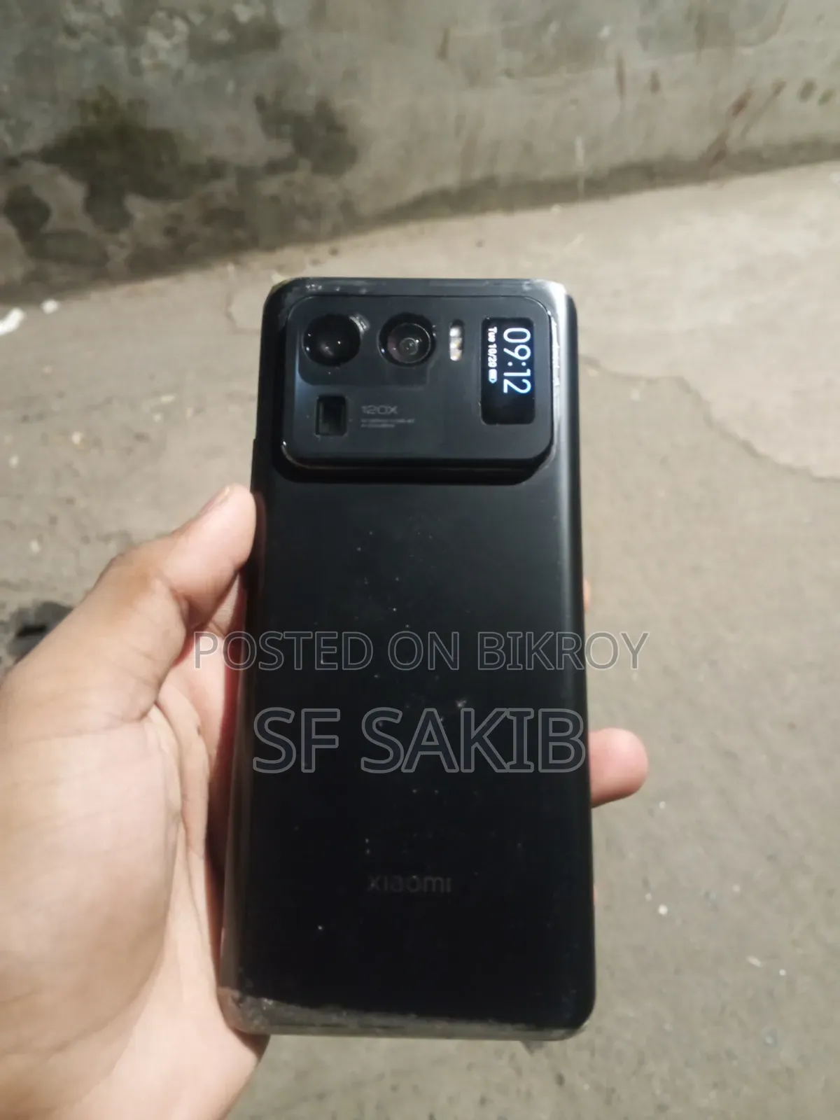 শাওমি মি ১১ আল্ট্রা ২৫৬ জিবি কালো
