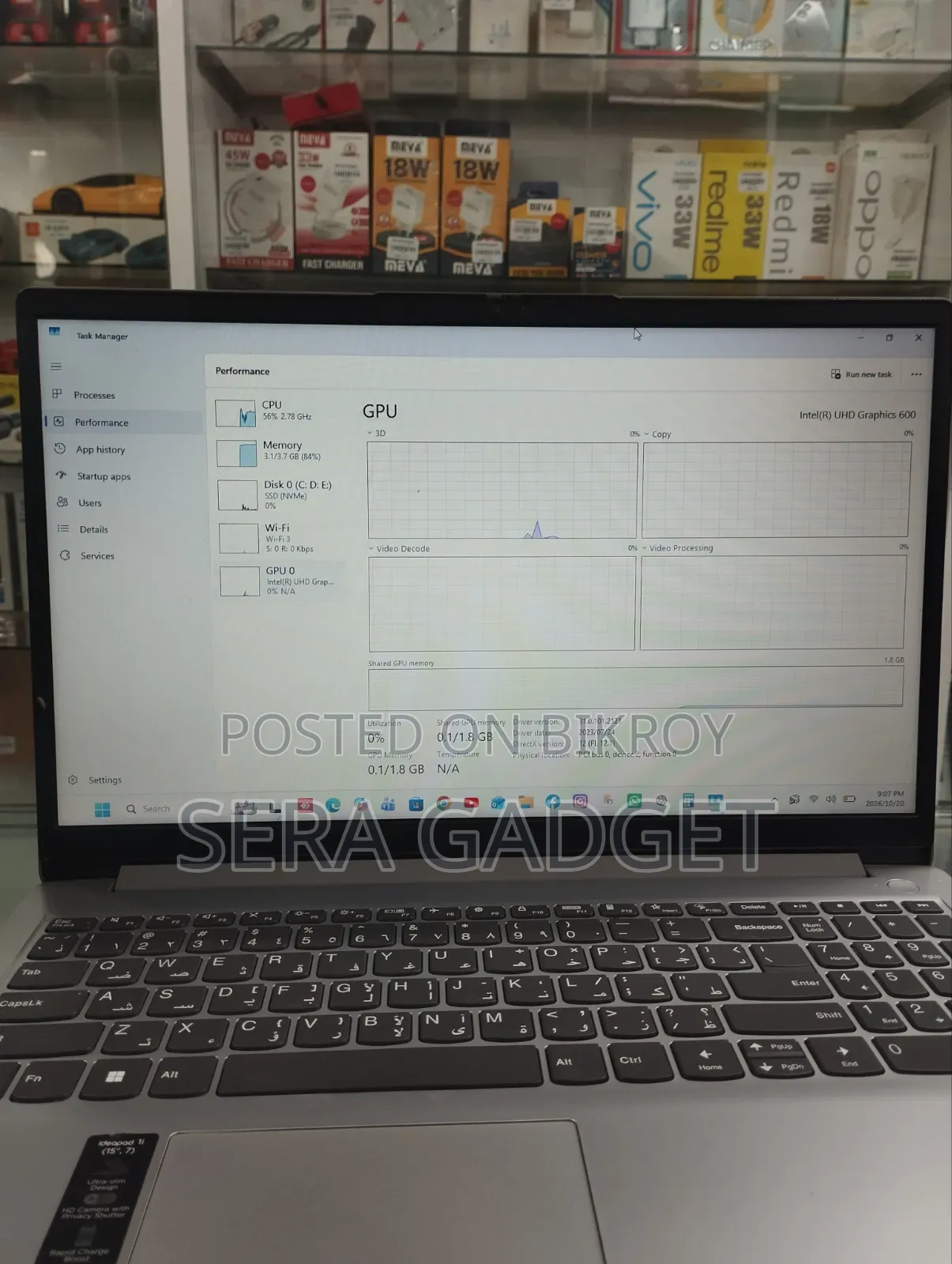 New Laptop Lenovo IdeaPad 1 4GB Intel Core i5 HDD 128GB