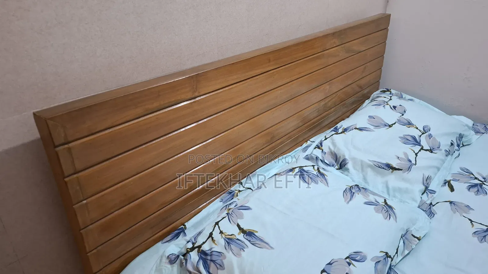 5 Feet by 7 Feet Original Teak Wood Bed