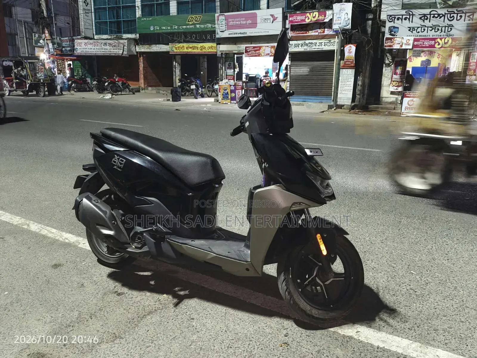 Hero Xoom 110 Xtec 2025 Black