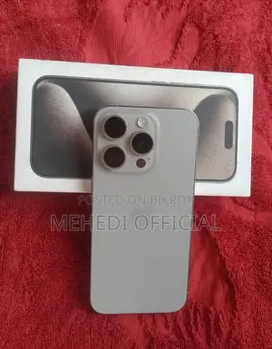 অ্যাপল আইফোন ১৫ প্রো ম্যাক্স ২৫৬ জিবি সিলভার
