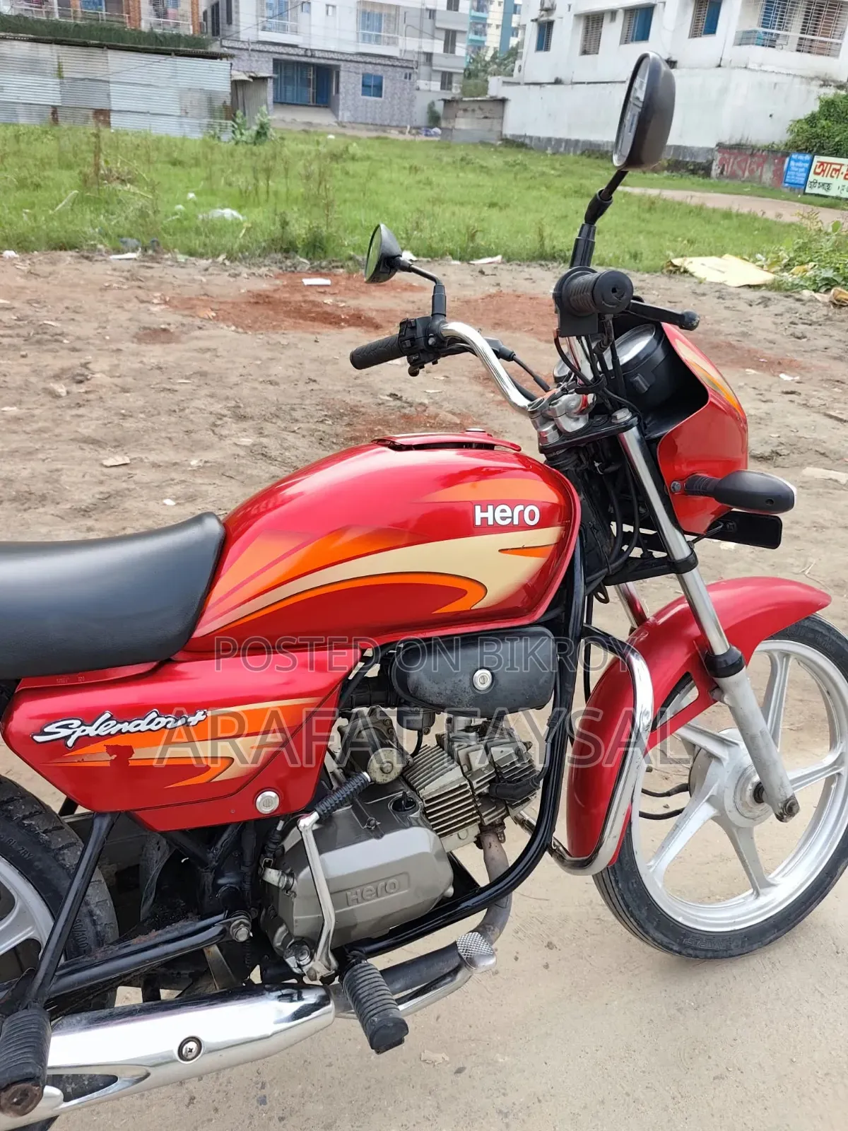 হিরো স্প্লেন্ডার প্লাস ২০১৭ রেড