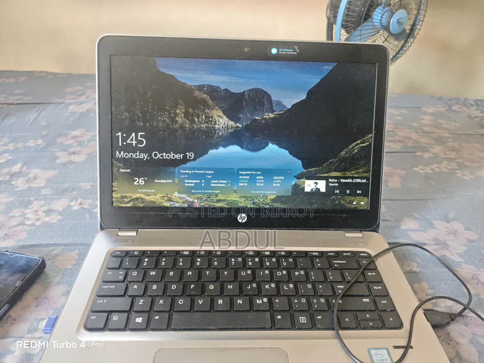 Laptop HP EliteBook 840 G8 8GB Intel Core i7 SSD 256GB