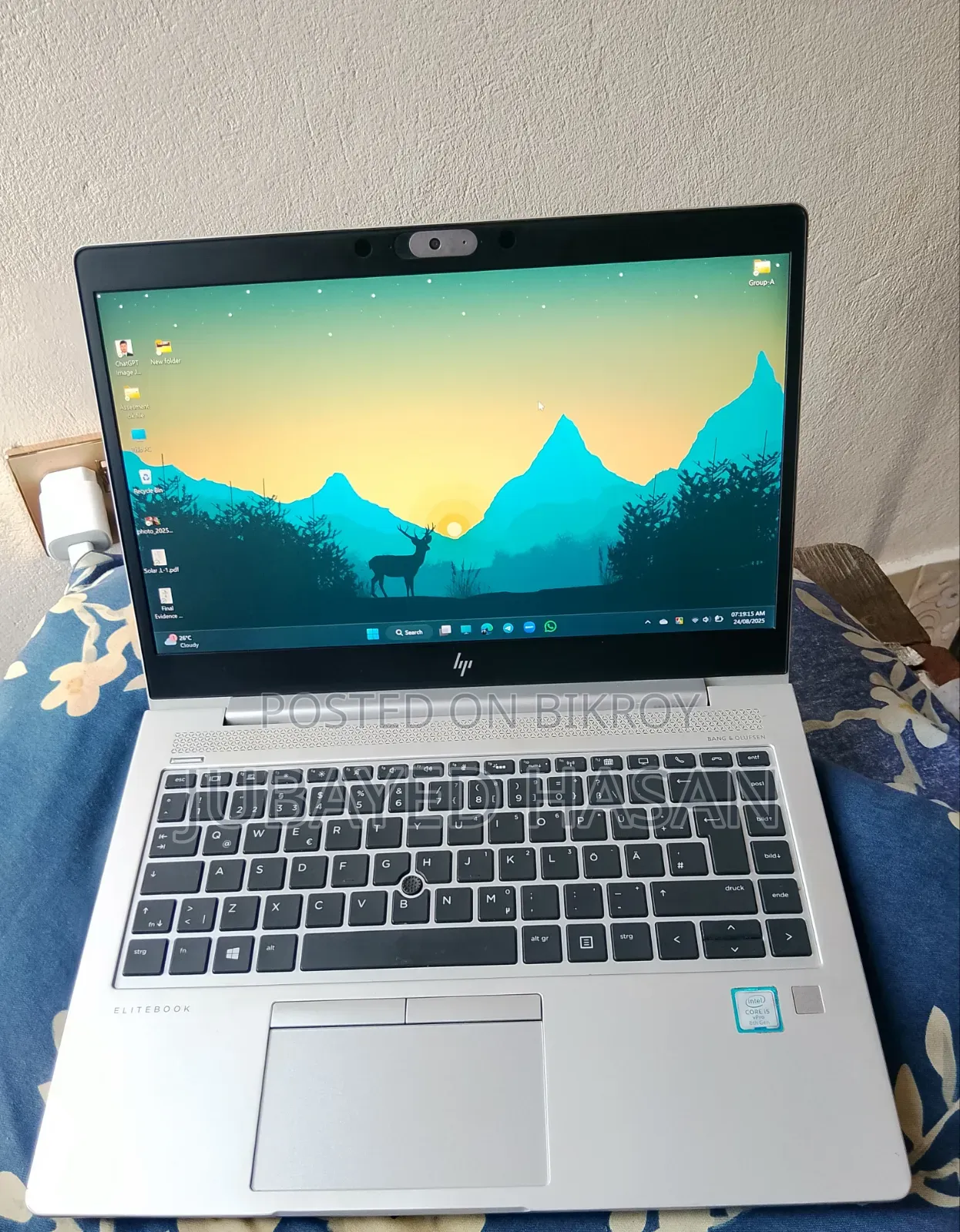Laptop HP EliteBook 840 G6 8GB Intel Core i5 SSD 256GB