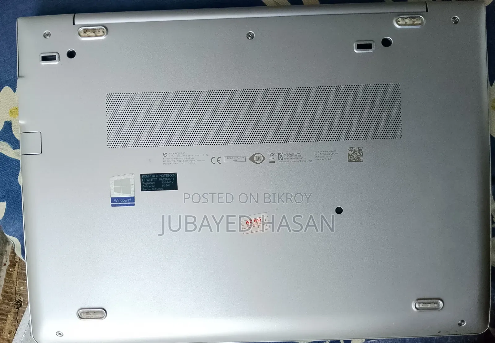Laptop HP EliteBook 840 G6 8GB Intel Core i5 SSD 256GB