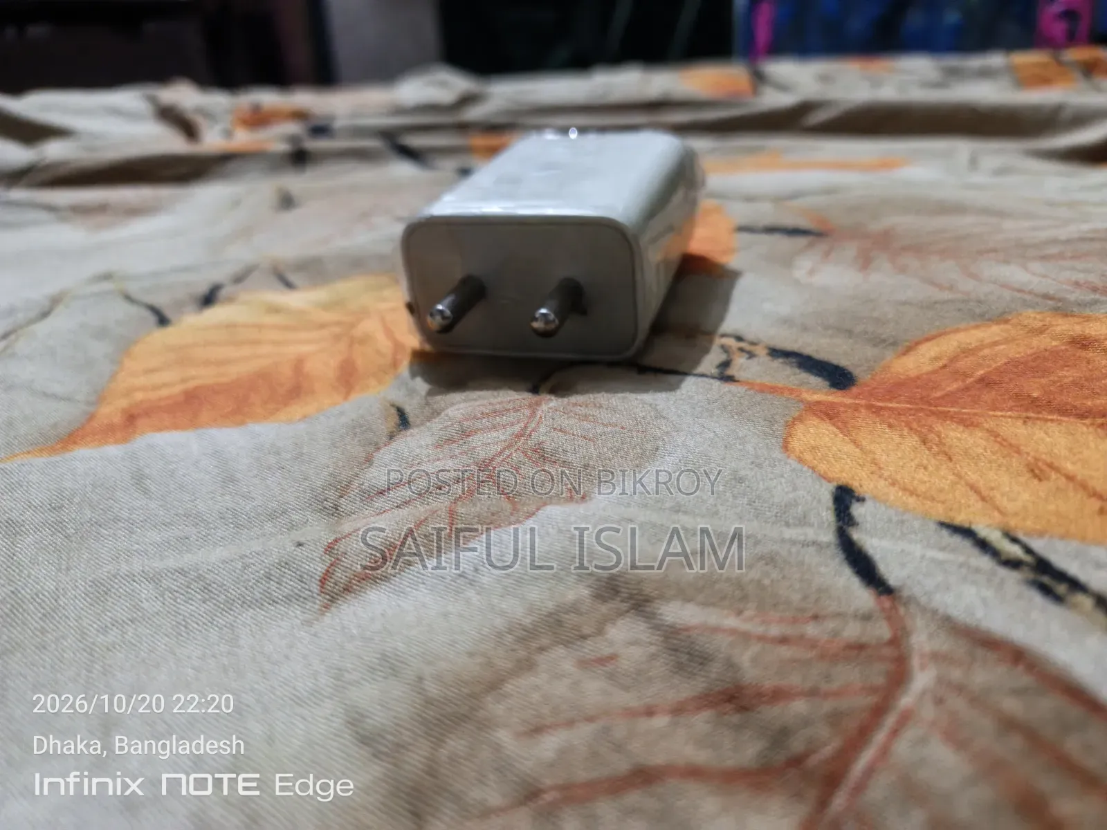 ইনফিনিক্স ৪৫ ওয়াট অরিজিনাল অ্যাডাপ্টার