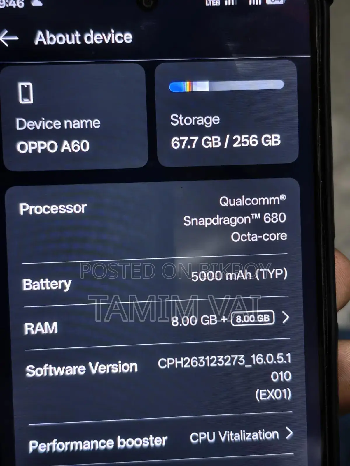 Oppo A60 256 GB Purple