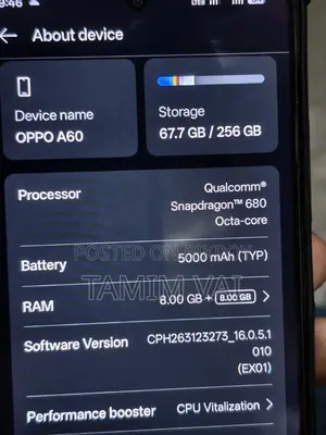 Oppo A60 256 GB Purple