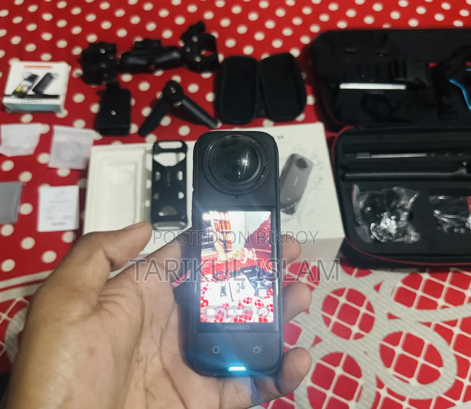 Insta360 X4 8K 360° Camera Full Accessories | Almost New | Original
