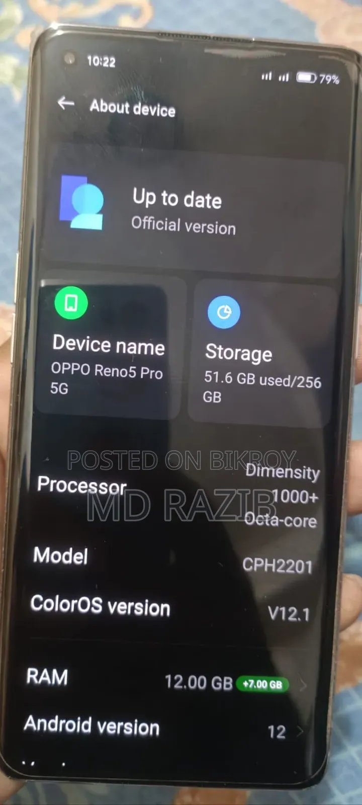 Oppo Reno5 Pro 5G 256 GB Silver
