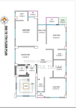 3-bedroom Apartment in Suntec Properties, Uttara for sale