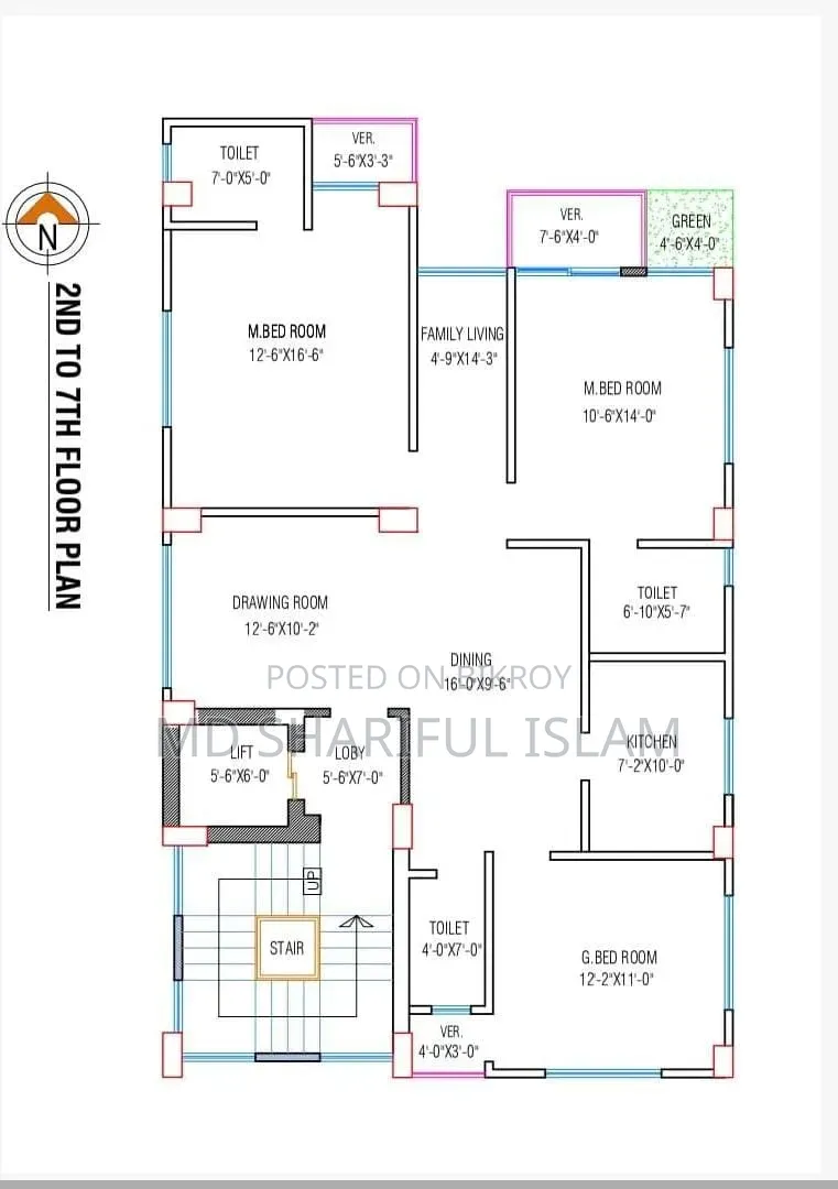 3-bedroom Apartment in Suntec Properties, Uttara for sale