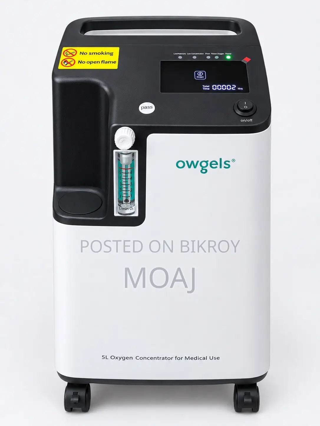 Title: Owgels 5L Oxygen Concentrator – Like New, Shop Tested
