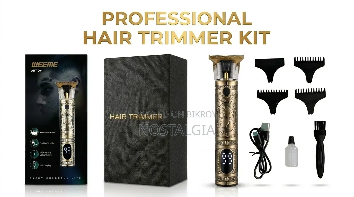WEEME AHT-004 Professional T-Blade Hair Trimmer Kit