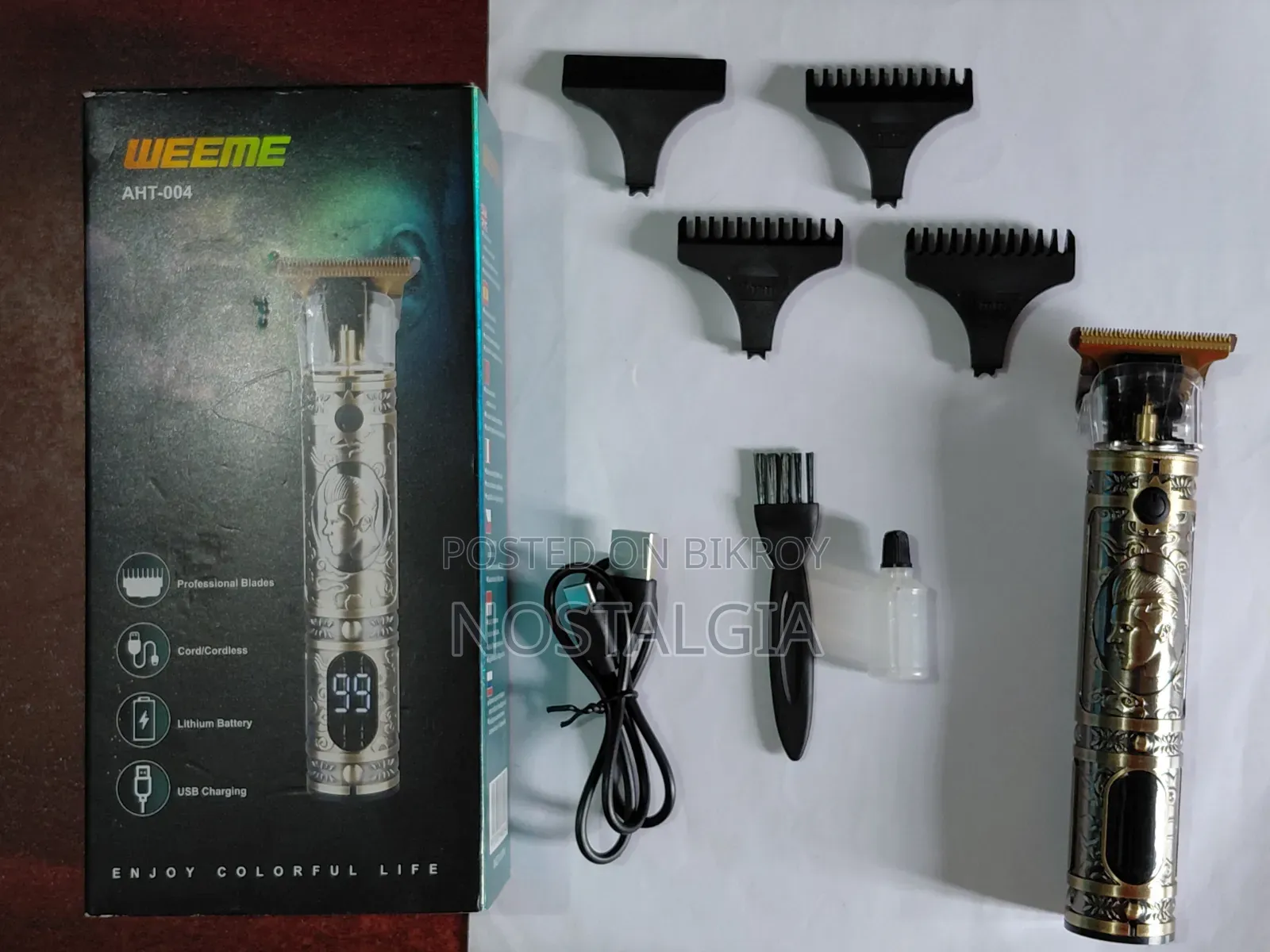 WEEME AHT-004 Professional T-Blade Hair Trimmer Kit
