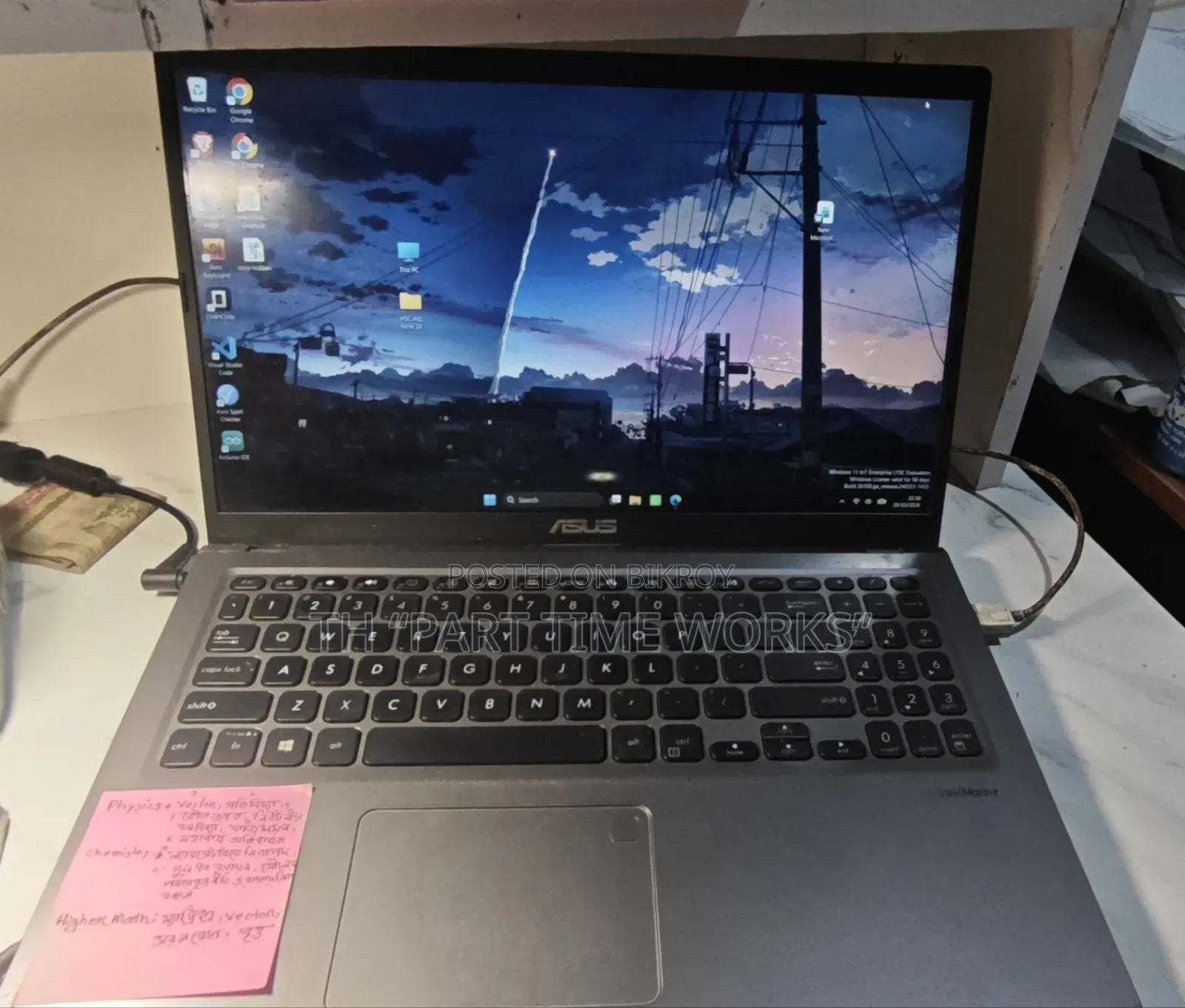 Laptop Asus Vivobook 15 4GB Intel Core i3 SSD 512GB