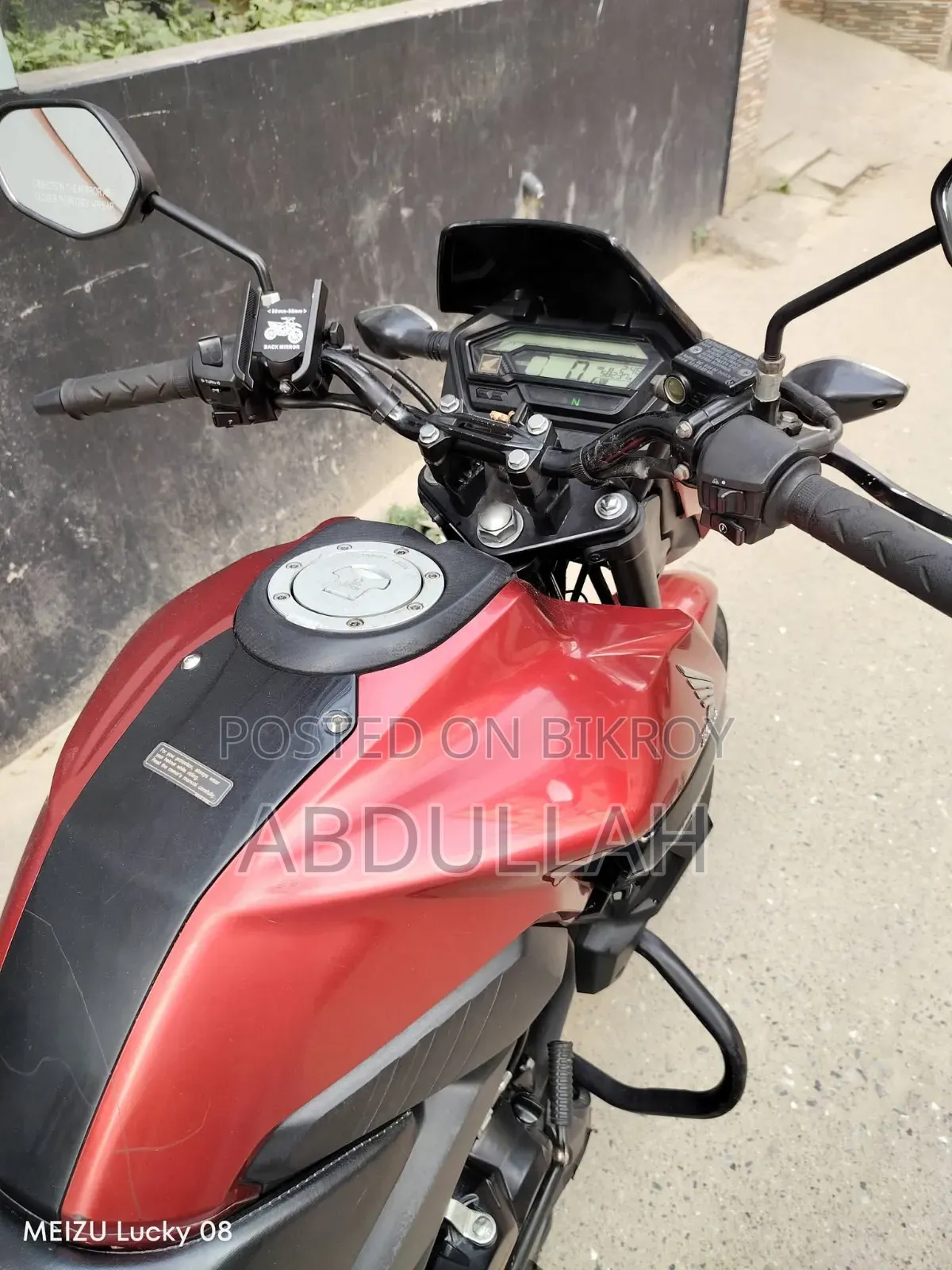Honda X-Blade 160 2021 Red
