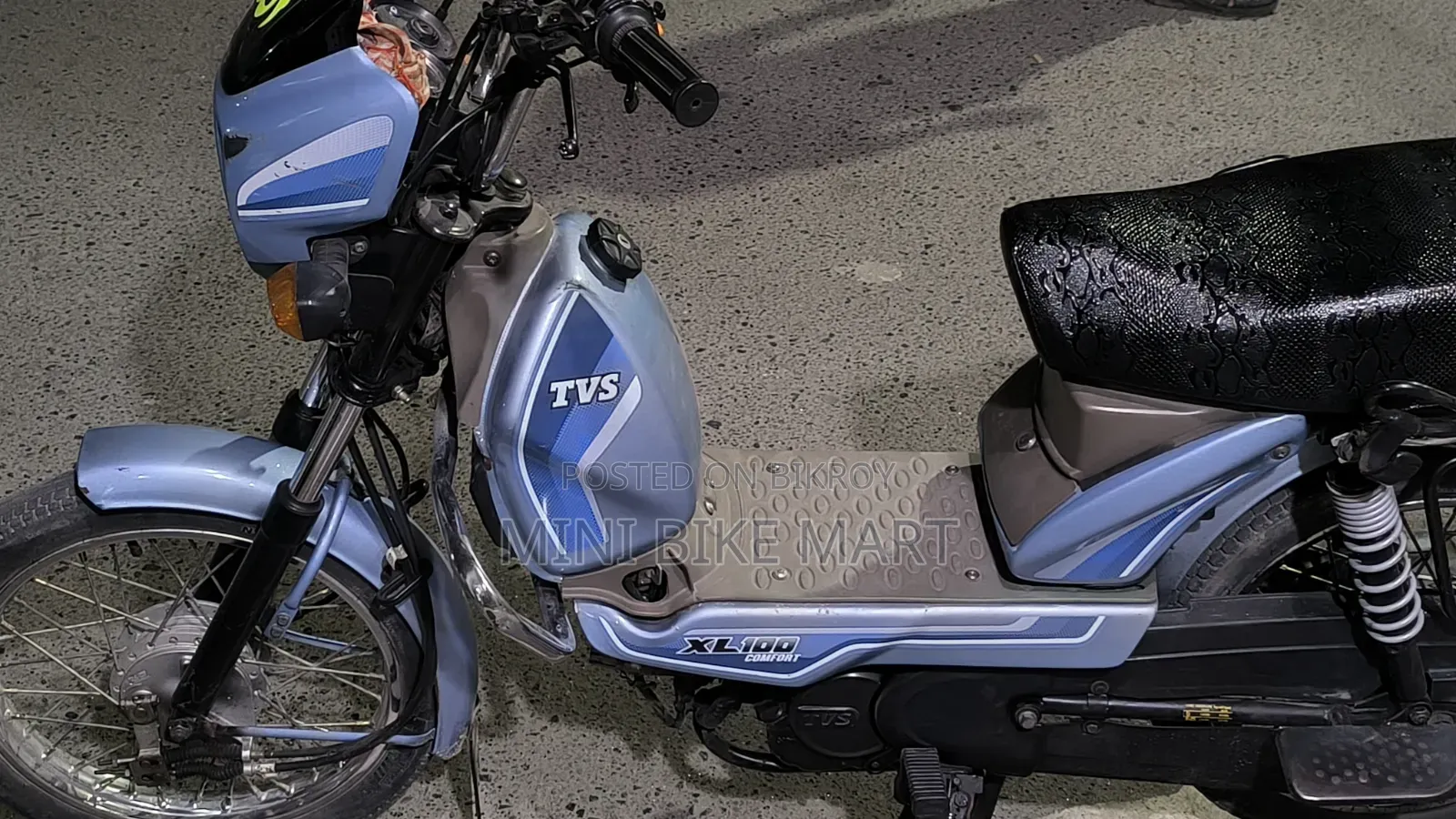 TVS XL 100 Comfort 2023 Blue