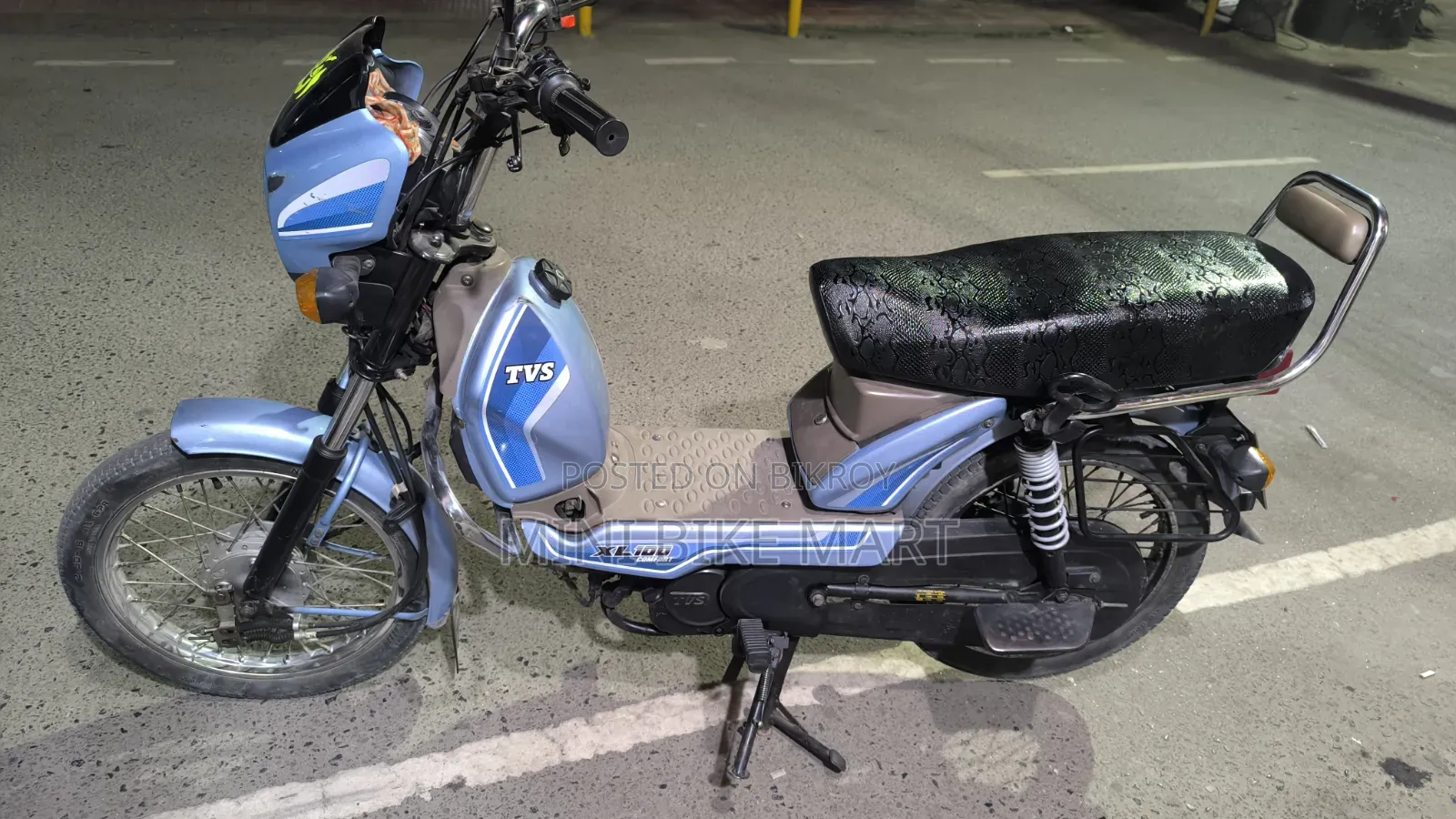 TVS XL 100 Comfort 2023 Blue